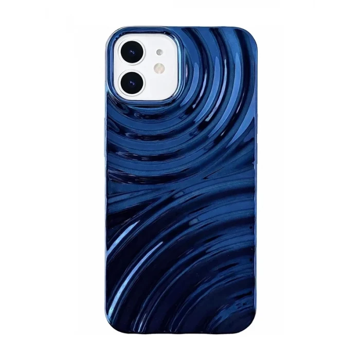 İphone 12 Ripples Parlak Darbelere Dayanıklı Silikon Kılıf