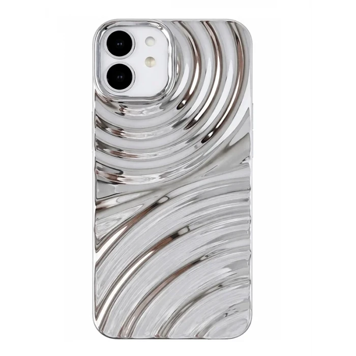 İphone 12 Ripples Parlak Darbelere Dayanıklı Silikon Kılıf
