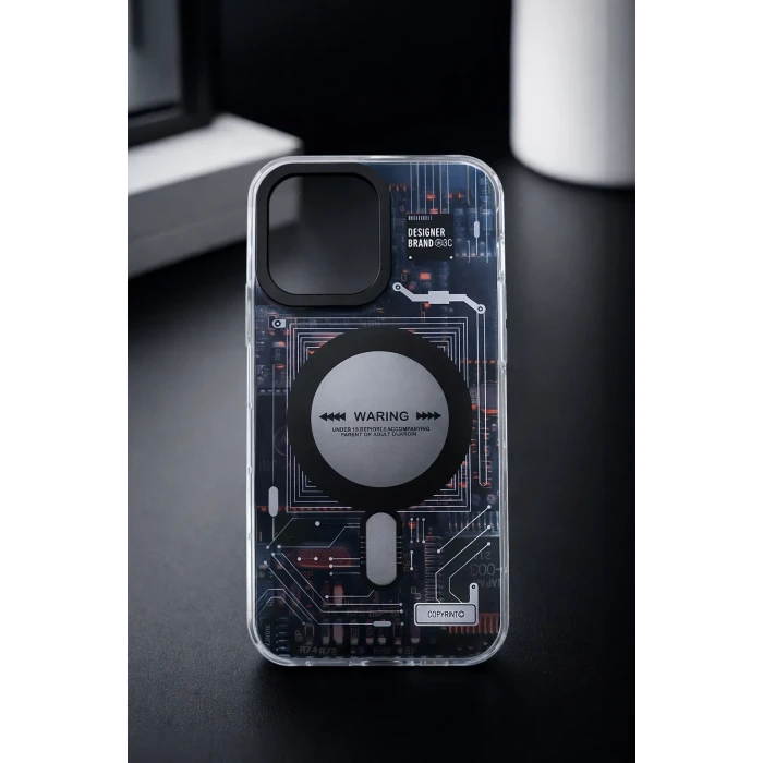 İphone 13 Pro Max ile Uyumlu Magsafe Özellikli Summer Telefon Kılıfı