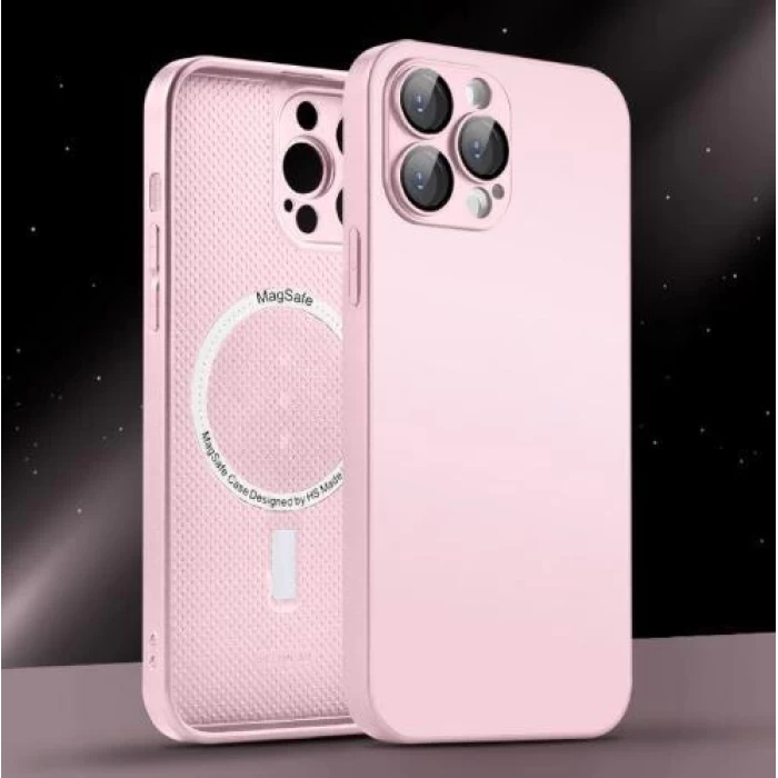İphone 13 Pro Uyumlu Magsafe Ag Glass Buzlu Cep Telefopnu Kılıfı