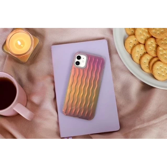 İphone 14 Pro Dalgalı Kabartmalı Silikon Wave Telefon Kapak