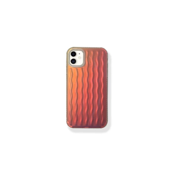 İphone 14 Pro Max Dalgalı Kabartmalı Silikon Wave Telefon Kapak
