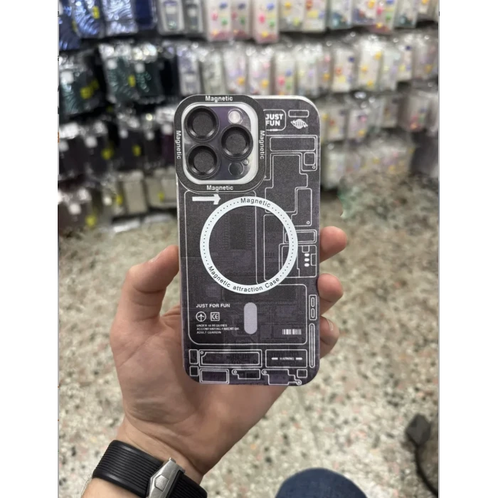 İphone 14 Pro Max ile Uyumlu Magsafe Özellikli Keep Real Telefon Kılıfı