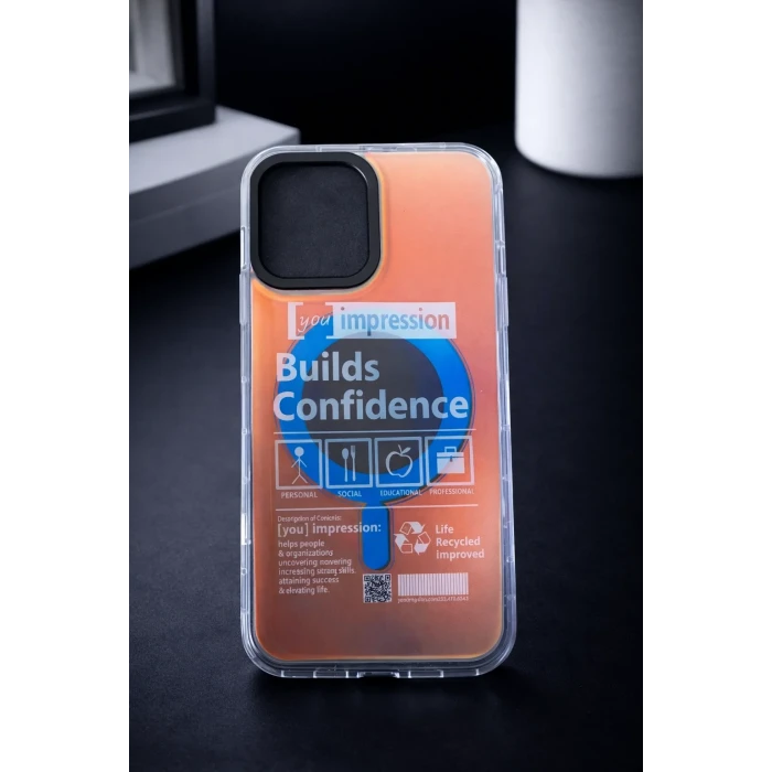 İphone 14 Pro Max ile Uyumlu Magsafe Özellikli Summer Telefon Kılıfı