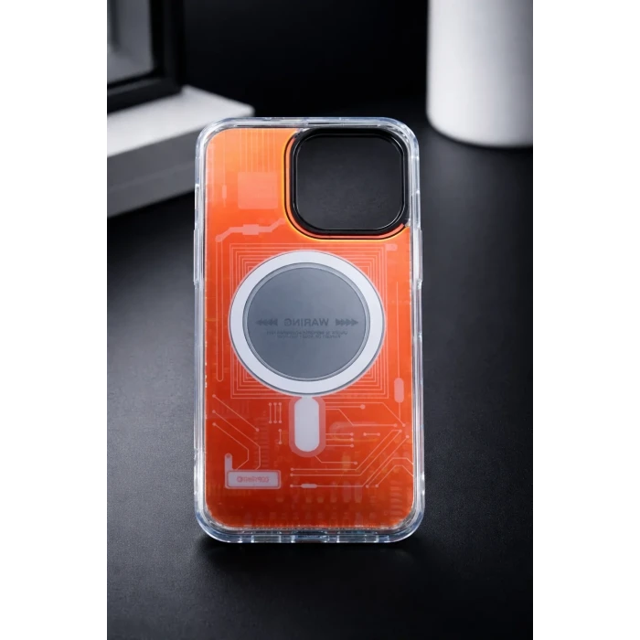 İphone 14 Pro Max ile Uyumlu Magsafe Özellikli Summer Telefon Kılıfı