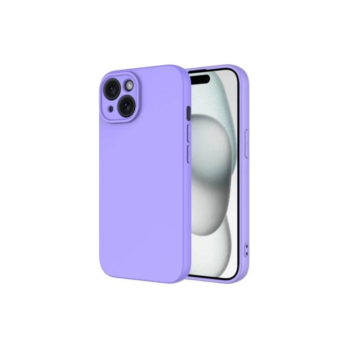 İphone 15 Plus İle Uyumlu İçi Kadife Yumuşak Silikon Lansman Telefon Kılıfı