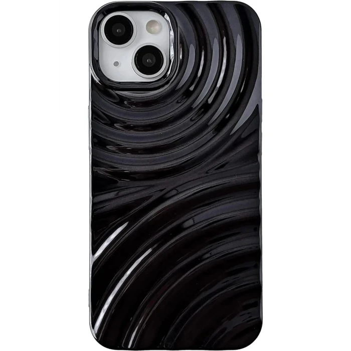 İphone 15 PLUS Ripples Parlak Darbelere Dayanıklı Silikon Kılıf