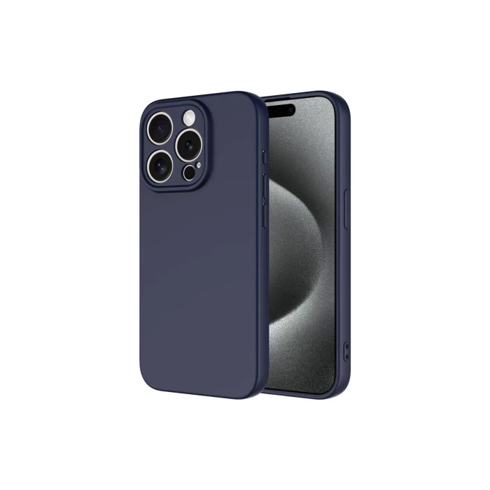 İphone 15 Pro Max İle Uyumlu İçi Kadife Yumuşak Silikon Lansman Telefon Kılıfı