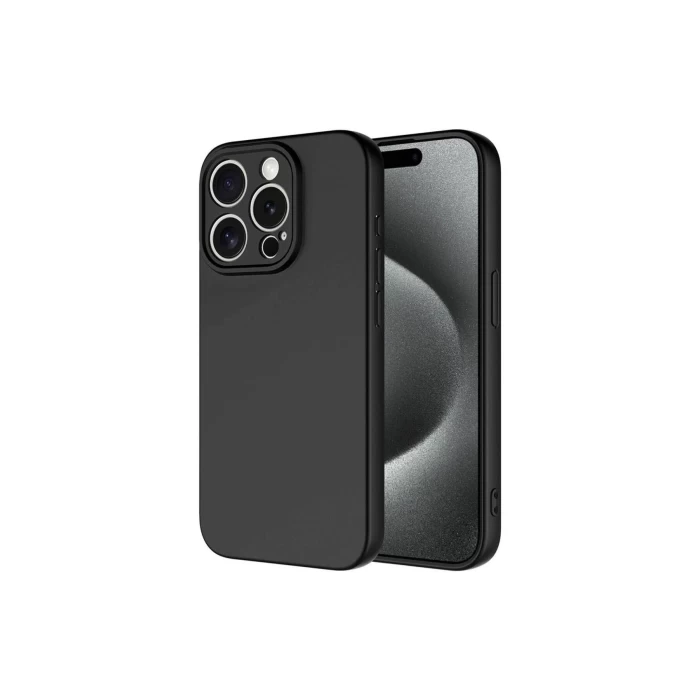 İphone 15 Pro Max İle Uyumlu İçi Kadife Yumuşak Silikon Lansman Telefon Kılıfı