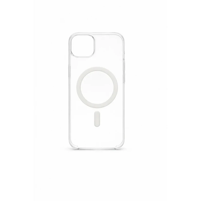 İphone 15 Pro Max ile Uyumlu Magsafe Özellikli Kristal Netlik Sararmaz PC Clear Case