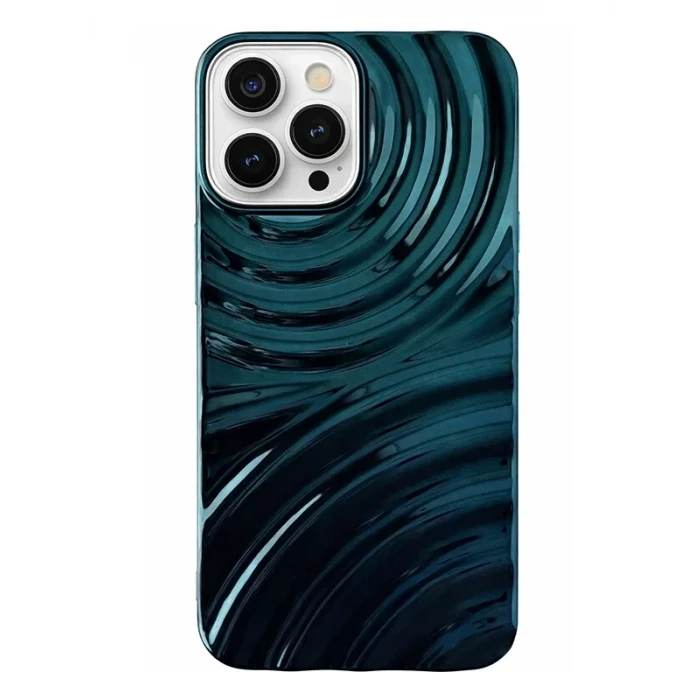 İphone 15 Pro Max  Ripples Parlak Darbelere Dayanıklı Silikon Kılıf