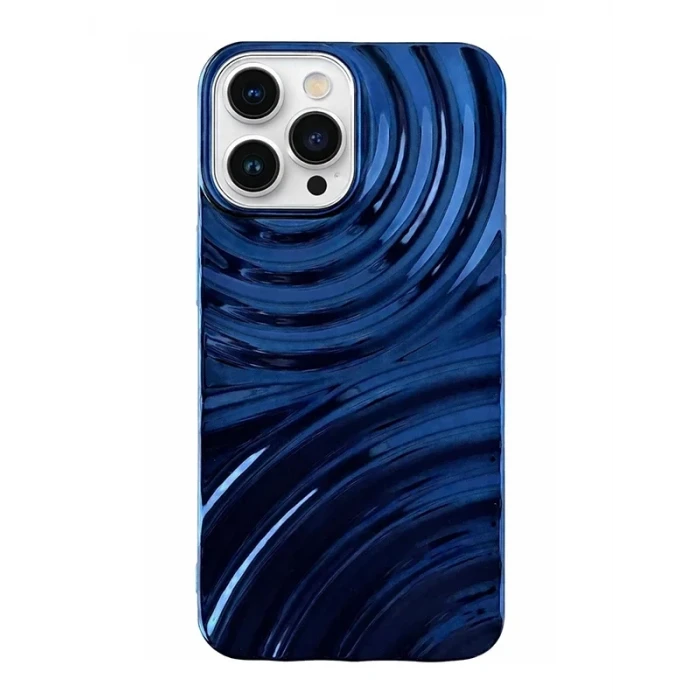 İphone 15 Pro Max  Ripples Parlak Darbelere Dayanıklı Silikon Kılıf