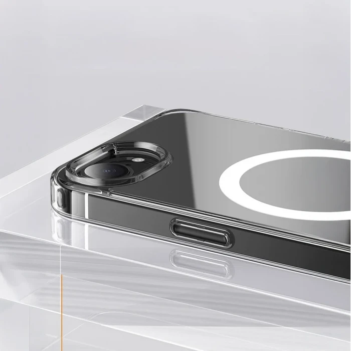 İphone 16 E Magsafe Sert Şeffaf Telefon Kılıfı