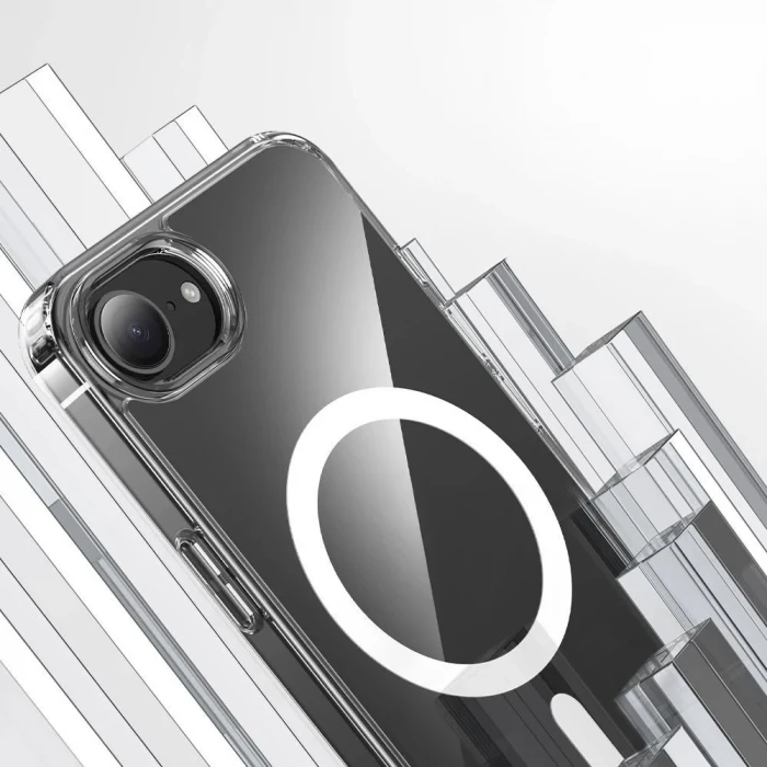 İphone 16 E Magsafe Sert Şeffaf Telefon Kılıfı