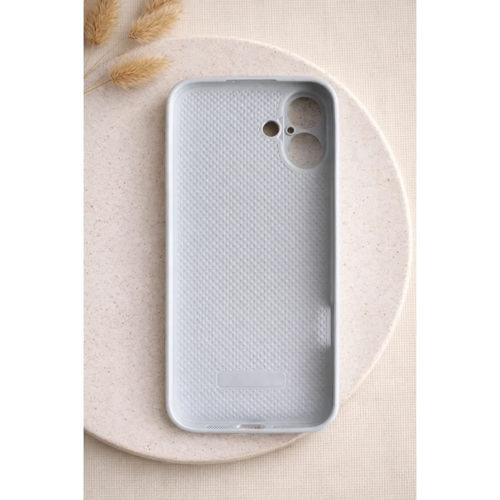 İphone 16 ile Uyumlu Mat Elektro Cam Telefon Kılıfı