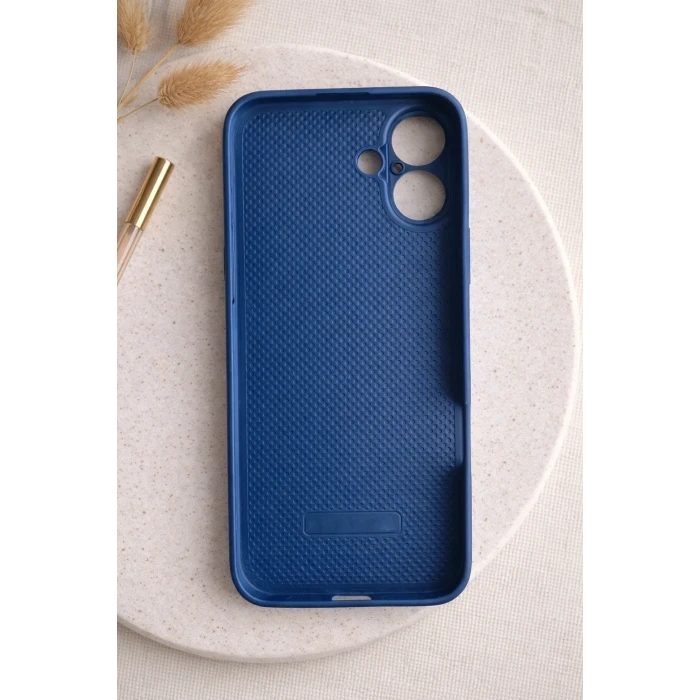 İphone 16 ile Uyumlu Mat Elektro Cam Telefon Kılıfı