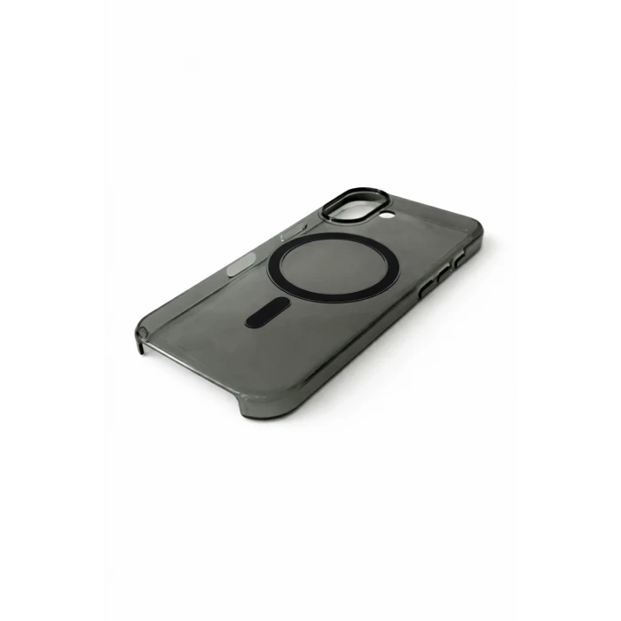 İphone 16 Plus ile Uyumlu Magsafe Özellikli Kristal Netlik Sararmaz PC Clear Case