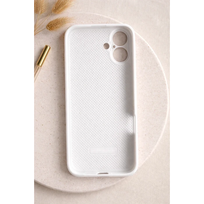 İphone 16 PLUS ile Uyumlu Mat Elektro Cam Telefon Kılıfı