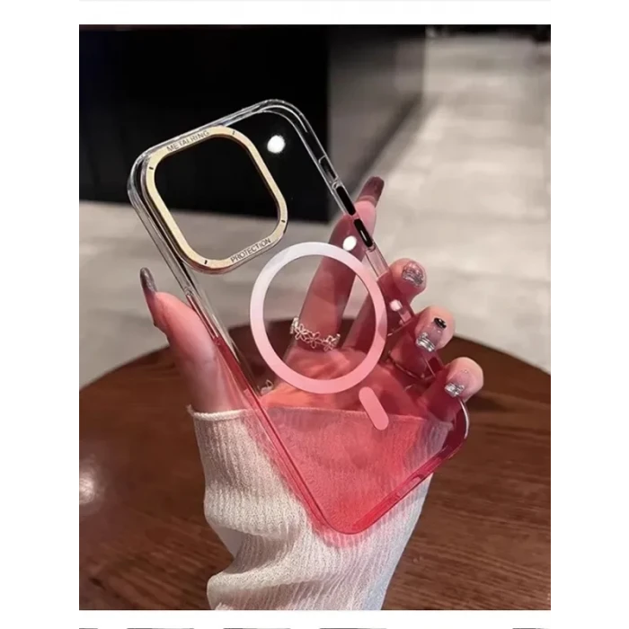 İphone 16 Plus Pixel Sert Magsafe Uyumlu Telefon Kılıfı