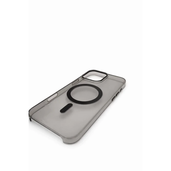 İphone 16 Pro Max ile Uyumlu Magsafe Özellikli Kristal Netlik Sararmaz PC Clear Case