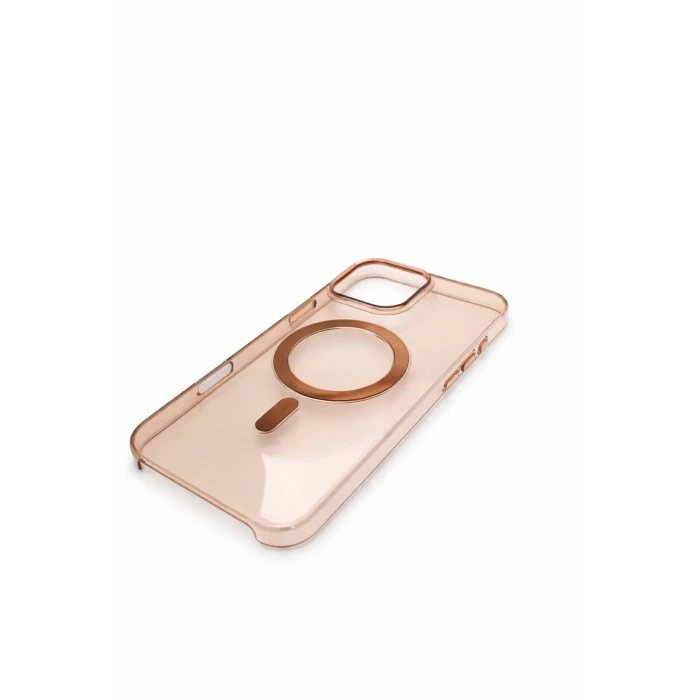 İphone 16 Pro Max ile Uyumlu Magsafe Özellikli Kristal Netlik Sararmaz PC Clear Case