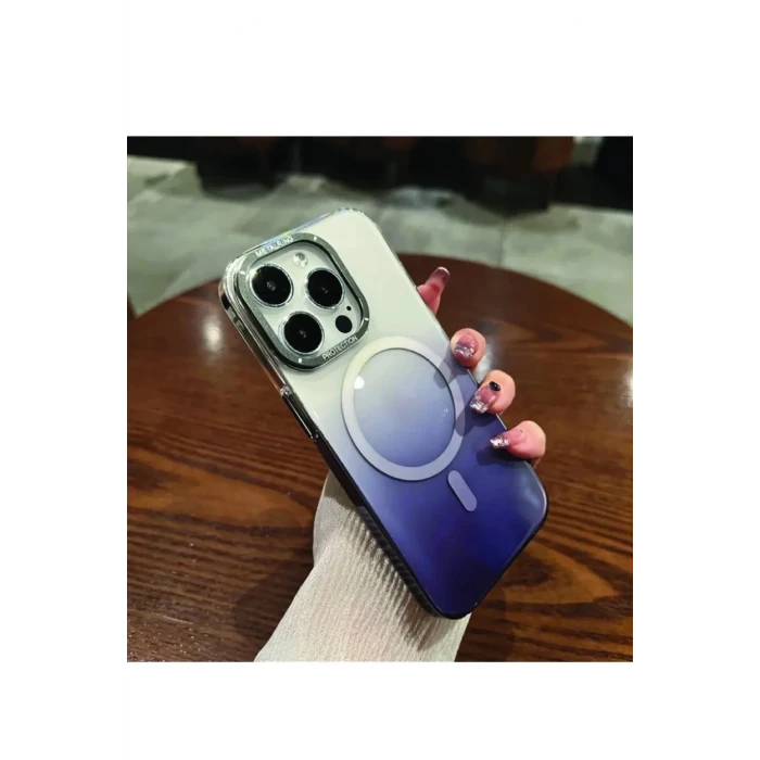 İphone 16 Pro Max Pixel Sert Magsafe Uyumlu Telefon Kılıfı