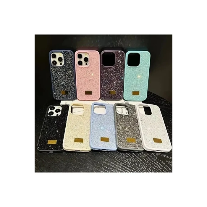 İphone 17 Pro Max Sw İnce Taşlı Premium Kılıf