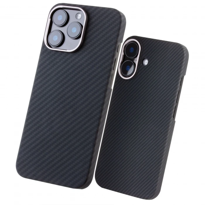 Joykevlar İphone 16 Gerçek Kevlar Carbon Premium Telefon Kılıfı