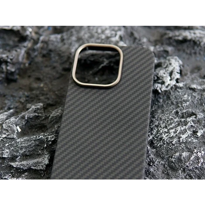 Joykevlar İphone 16 Pro Gerçek Kevlar Carbon Premium Telefon Kılıfı
