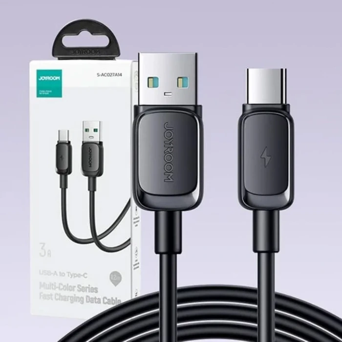 Joyroom 3A Fast Usb-Type-C Renkli Kablo 1.2 Metre