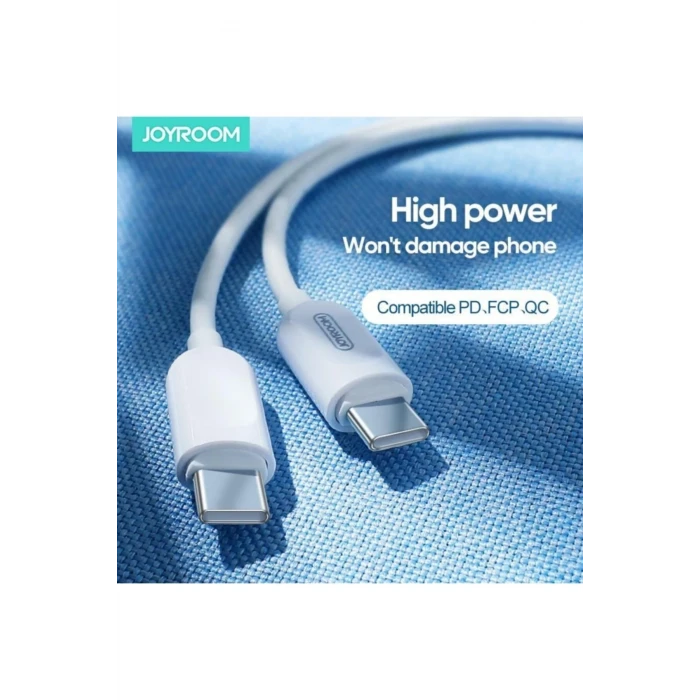 JOYROOM 60W TYP C TO TYP C 1 METRE KABLO