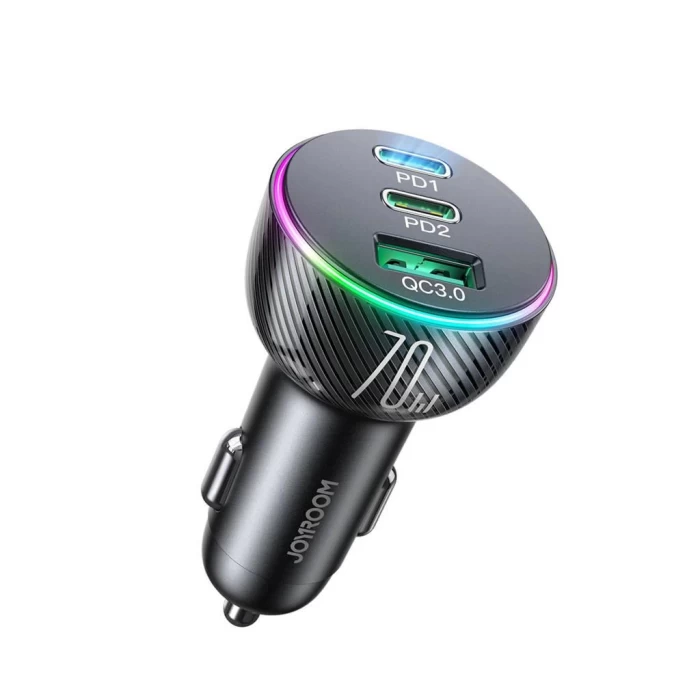 Joyroom 70W 3 Baglantı Noktalı Port Araç Şarj Çakmaklık Girişi
