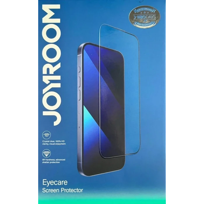 Joyroom İphone 14 Pro Max/iP 15 Plus/iP 16 Plus Eyecare Göz Korumalı Ekran Koruyucu