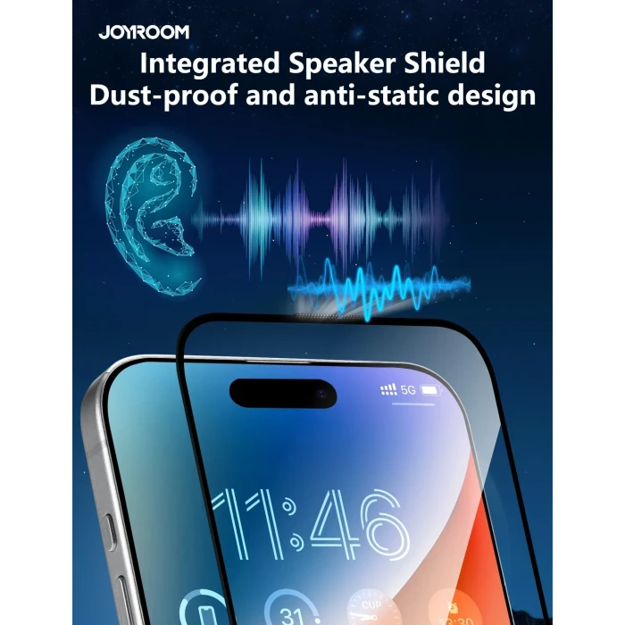 Joyroom İphone 15 Pro Max Eyecare Göz Yormayan Ekran Koruyucu