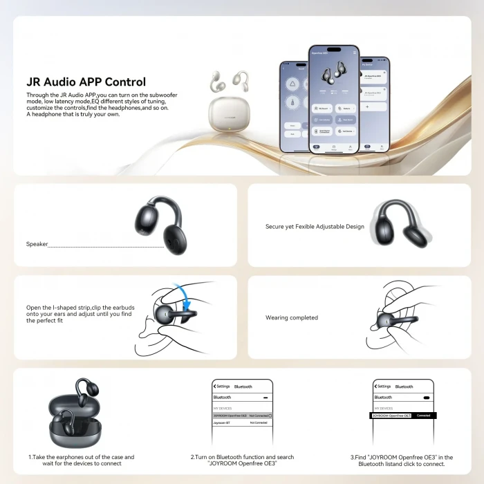 Joyroom JR-OE3 Openfree Wireless Tws Kulaklık
