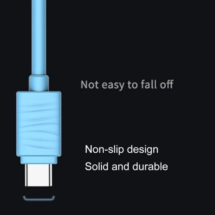 Joyroom JR-S118 Type-C USB Hızlı Şarj ve Data Kablosu 1m Mavi