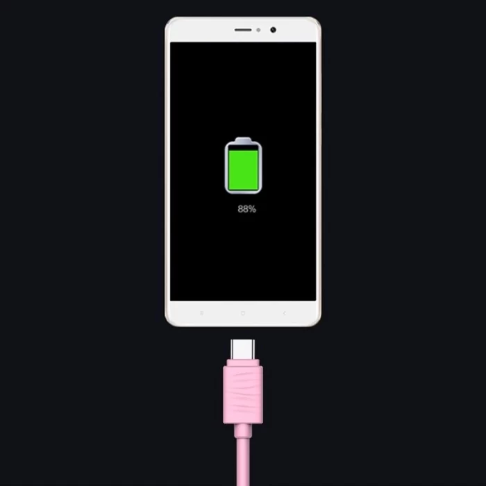 Joyroom JR-S118 Type-C USB Hızlı Şarj ve Data Kablosu 1m Pembe