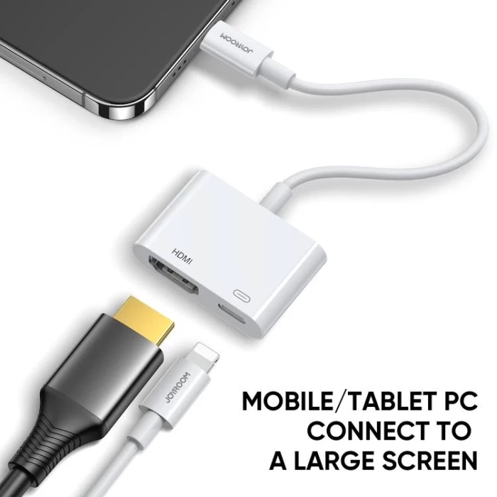 Joyroom Lightning HDMI Lightning Adaptör Kablosu 1080P Lightning Dijital AV Adaptörü