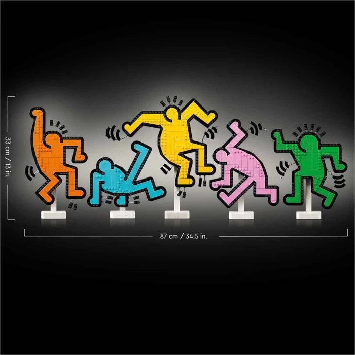 LEGO Art Keith Haring – Dans Eden Figürler 31216