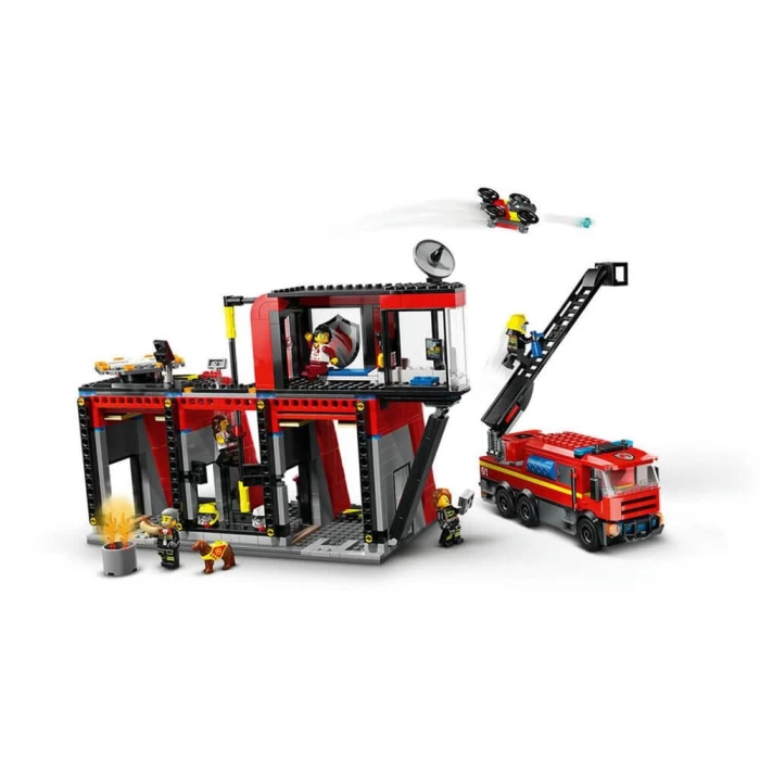 LEGO City İtfaiye Kamyonlu İtfaiye Merkezi 60414