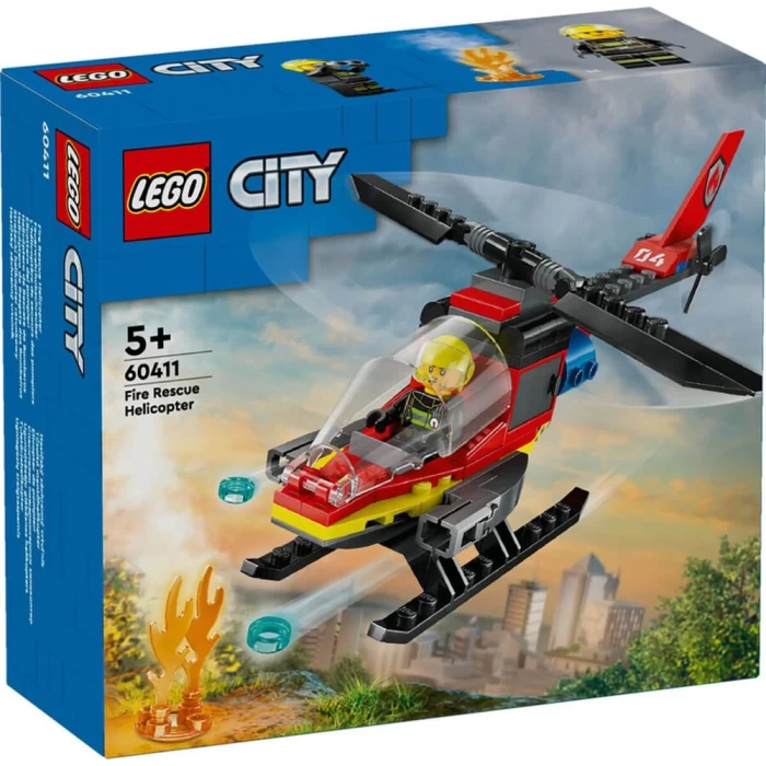 LEGO City İtfaiye Kurtarma Helikopteri 60411