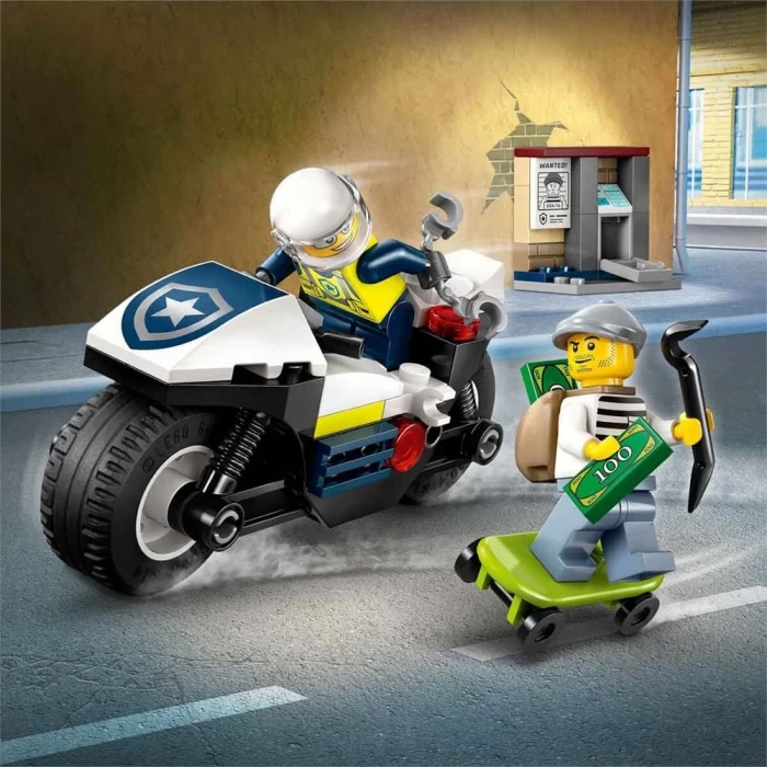 LEGO City Polis Motosikleti Takibi 60455