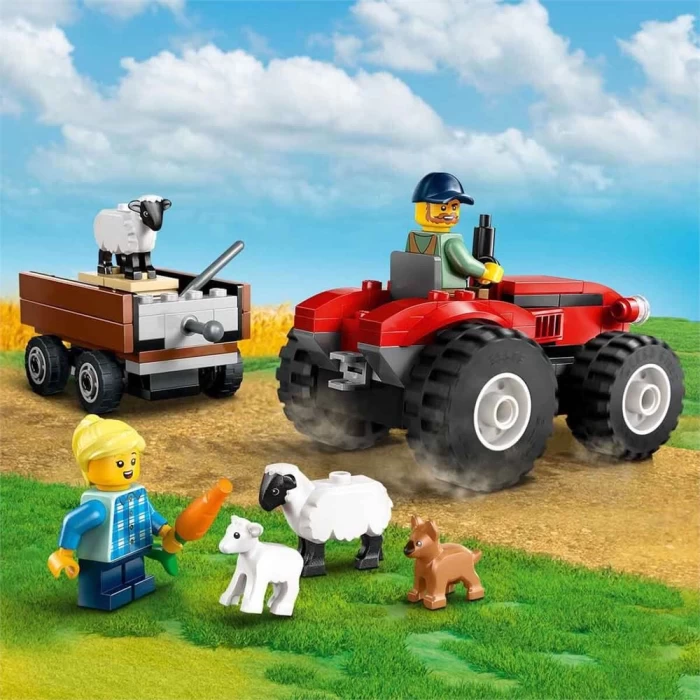 LEGO City Römorklu Çiftlik Traktörü 60461