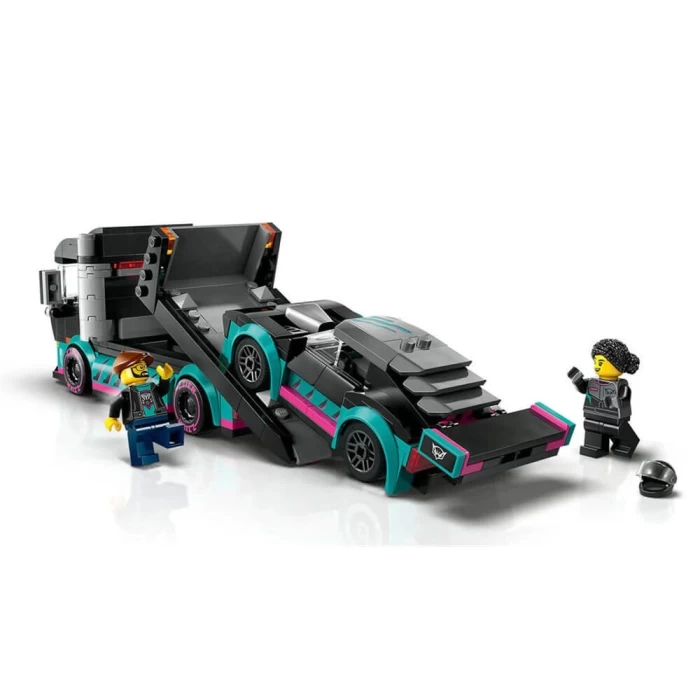 LEGO City Yarış Arabası ve Araba Taşıyıcı Kamyon 60406