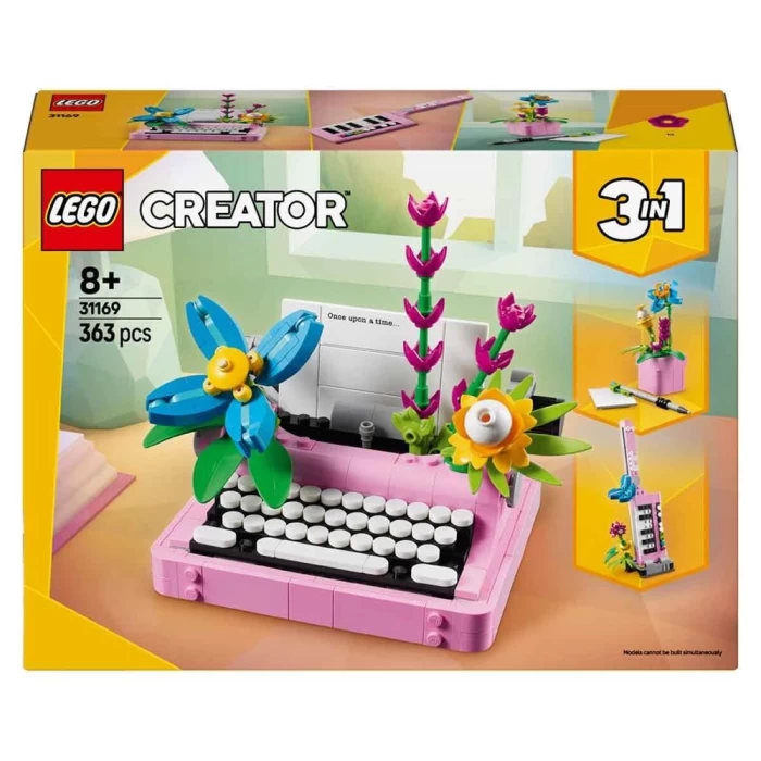 LEGO Creator 3’ü 1 Arada Çiçekli Daktilo 31169