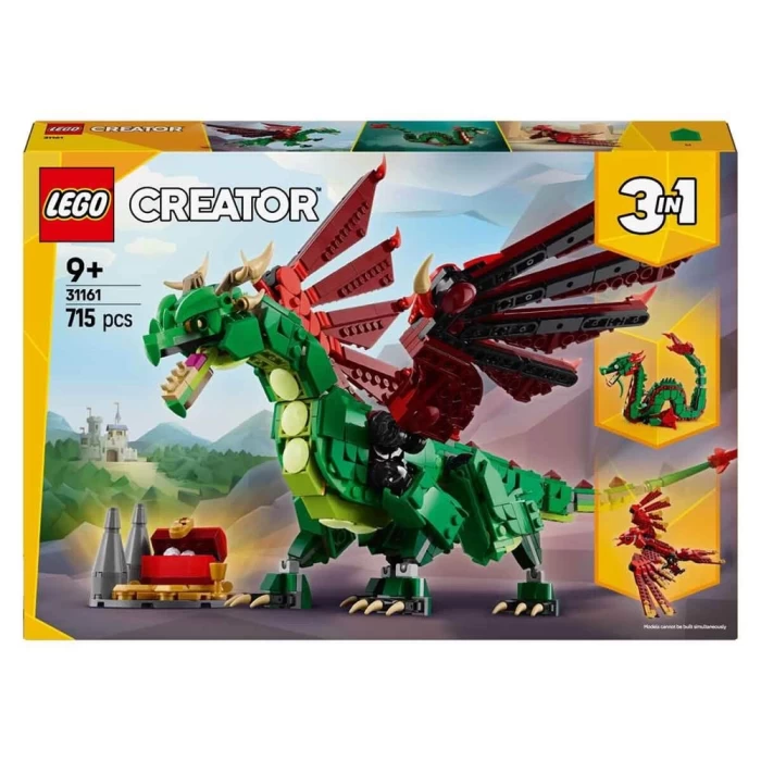 LEGO Creator 3’ü 1 Arada Orta Çağ Ejderhası 31161