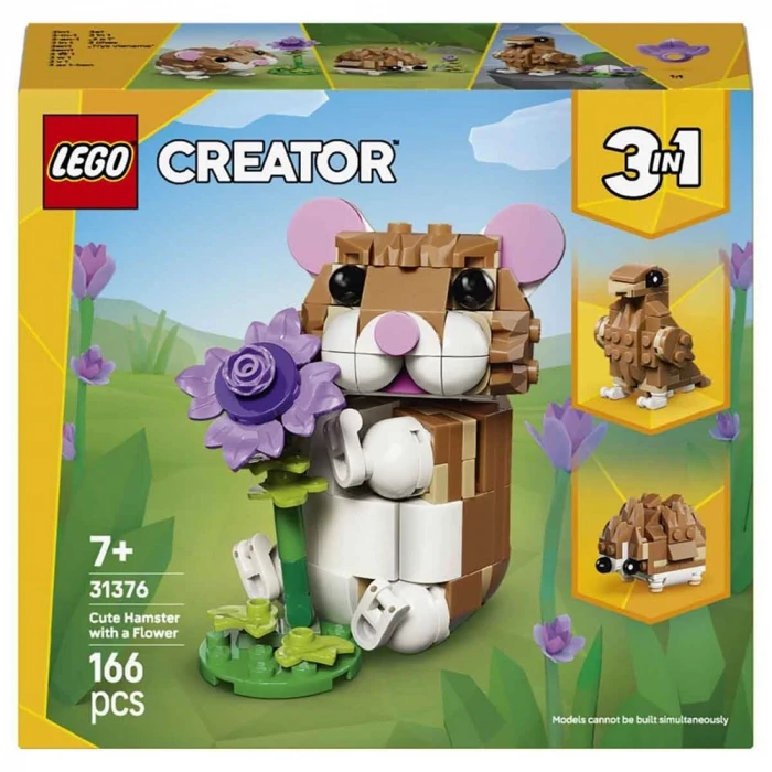 LEGO Creator Sevimli Hamster ile Çiçek 31376