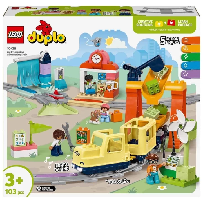 LEGO DUPLO Büyük İnteraktif Mahalle Treni 10428