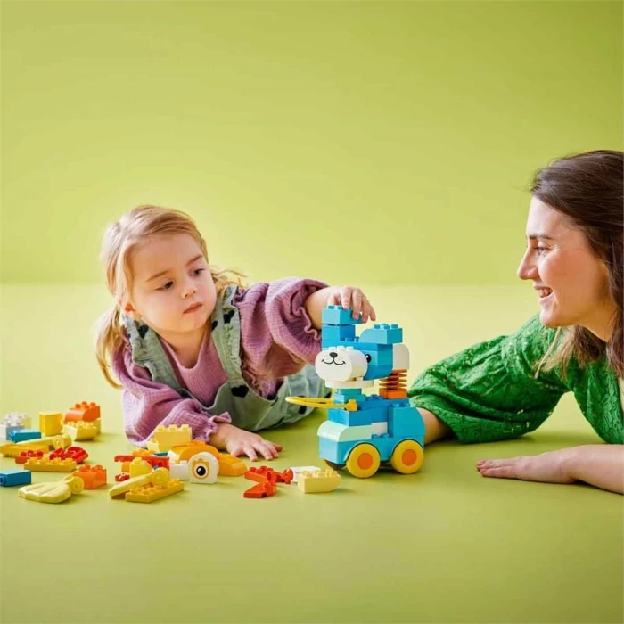 LEGO DUPLO Kasabası 3’ü 1 Arada Tekerlekli Hayvanlar 10448