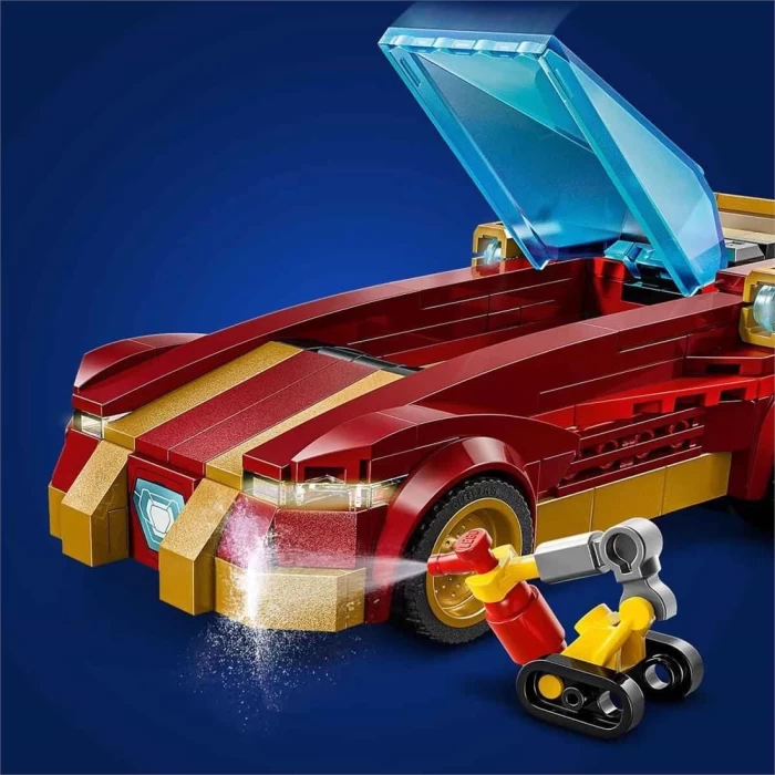 LEGO Marvel Iron Man Arabası ile Black Panther, Red Hulk’a Karşı